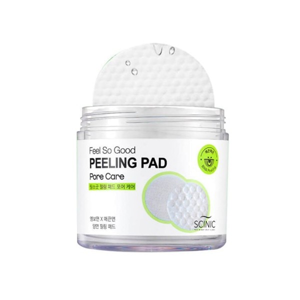 Набор пилинг-спонжи с АНА/BHA кислотами Scinic Feel So Good Peeling Pad